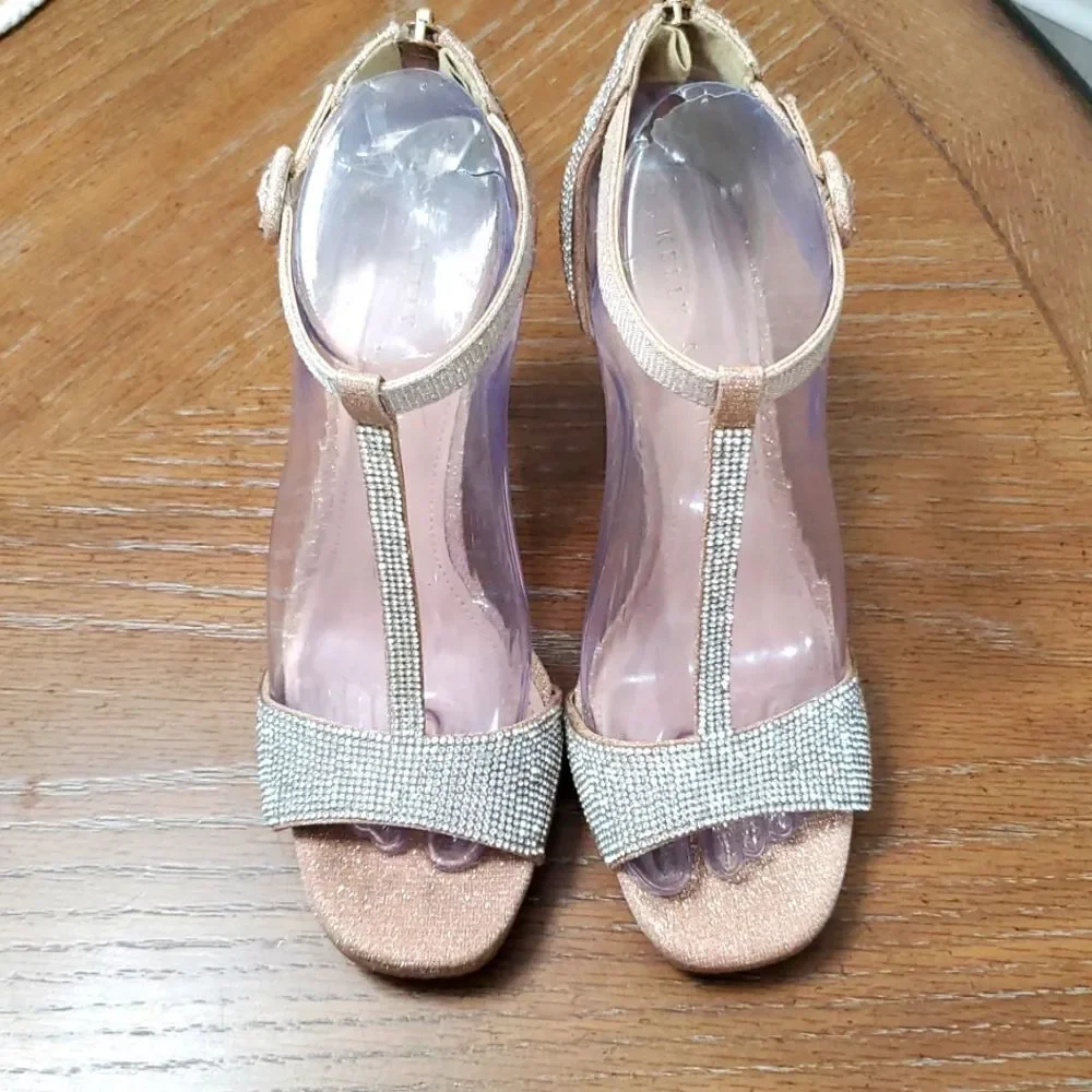 Kelly & Katie Conradd Platform Rhinestone Sandal, Size 6.5